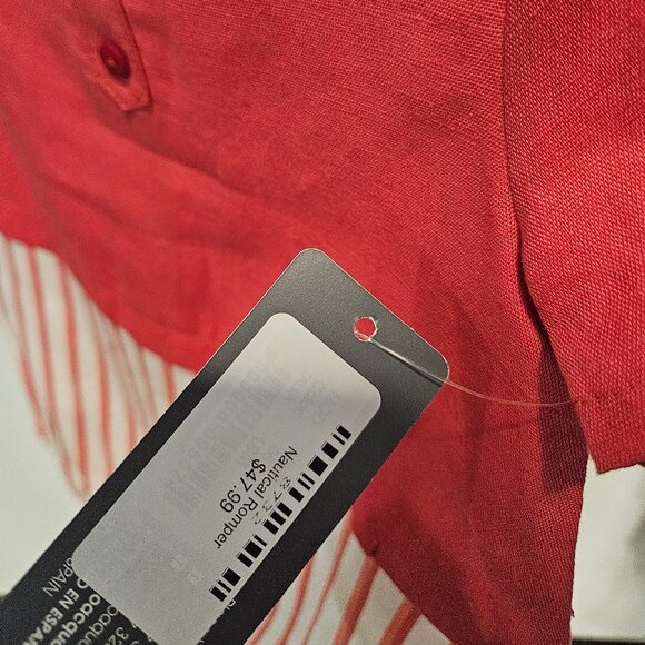 Coco Acqua Pink Nautical Romper 18M - Picture 4 of 4